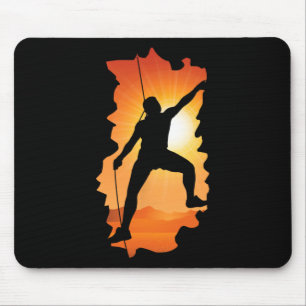 Mousepad Escalador de Blocos Montanhismo Escalada Blocos