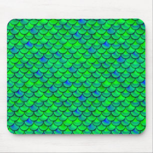 Mousepad Escalas Azuis Verde de Queda