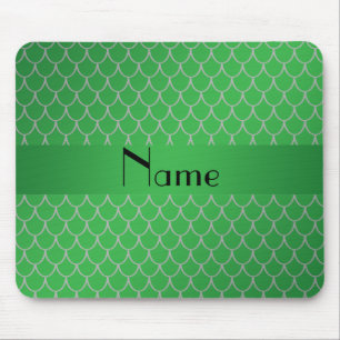 Mousepad Escalas conhecidas personalizadas do dragão verde