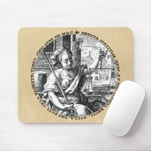 Mousepad Escalas de Justiça (Com mouse)