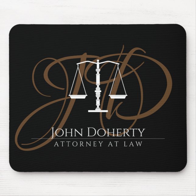 Mousepad Escalas de Justiça | Direito (Frente)
