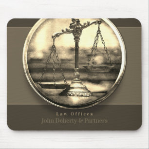Mousepad Escalas douradas da foto do escritório de