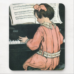 Mousepad Escalas por Jessie Willcox Smith, Menina de Música
