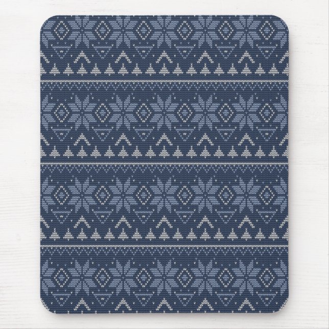 Mousepad Escandinavo, tricô (Frente)