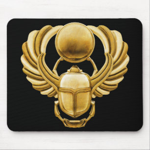 Mousepad Escaravelho egípcio Dourado