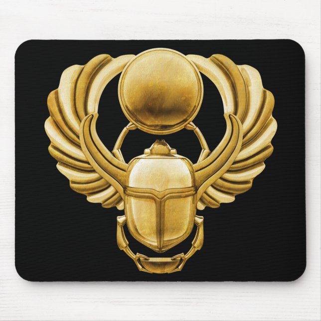 Mousepad Escaravelho egípcio Dourado (Frente)