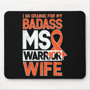 Mousepad Esclerose Sensibilização Mulher Guerreira Badass