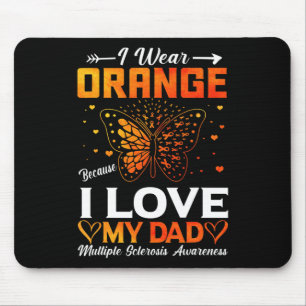 Mousepad Esclerose Sra. Warrior Eu Visto Pai Laranja