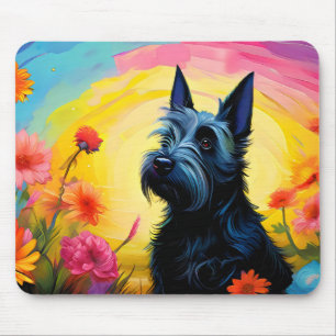 Mousepad Escocês Terrier Whimsical Horizontal