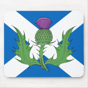 Mousepad Escocesa de Tistes e Vassoura