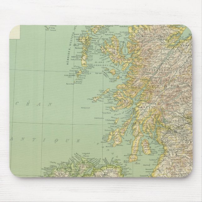 Mousepad Escócia, Irlanda (Frente)