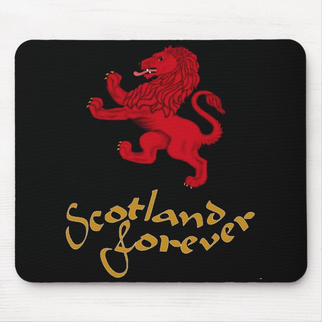 Mousepad Escócia para sempre, Leão Rampante (Frente)