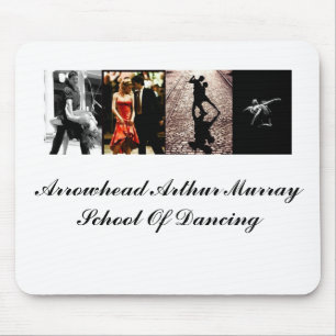 Mousepad Escola de Arthur Murray da seta da dança