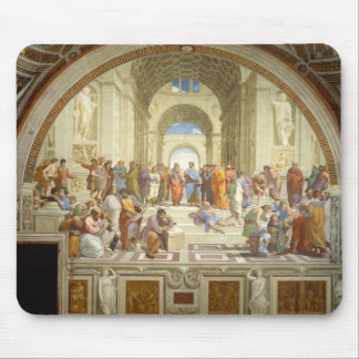Mousepad Escola do Fresco de Atenas por Raffaello Sanzio