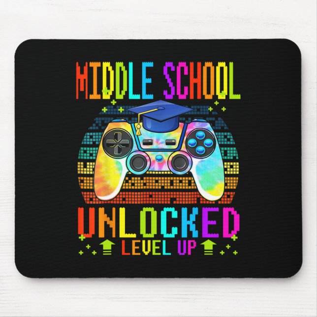 Mousepad escola secundária desbloqueada Nível acima jogador (Frente)