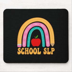 Mousepad Escola Slp Lápis Arco-Íris Mulheres Byck Para Apli