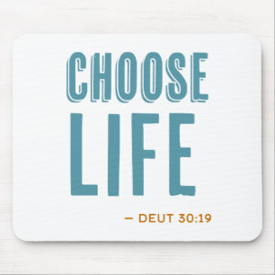 Mousepad Escolha a Desautonomia 30:19 Pro-Life