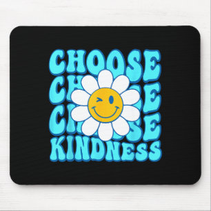 Mousepad Escolha bondade sorriso rosto inspirador mundo dow
