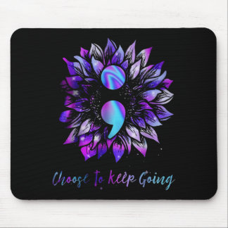 Mousepad Escolha Continuar Prevenção à Conscientização do S