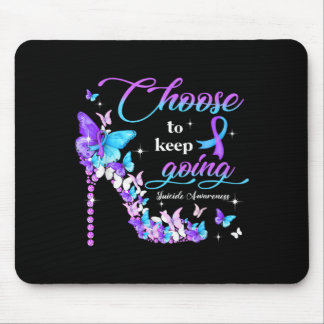 Mousepad Escolha Continuar Salto Alto Conscientização sobre