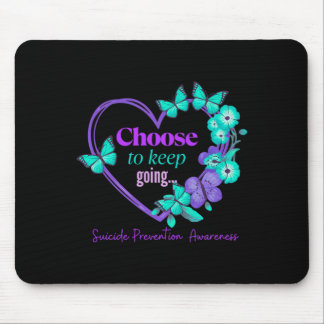 Mousepad Escolha Continuar Seguindo Em Frente Mulheres Flor