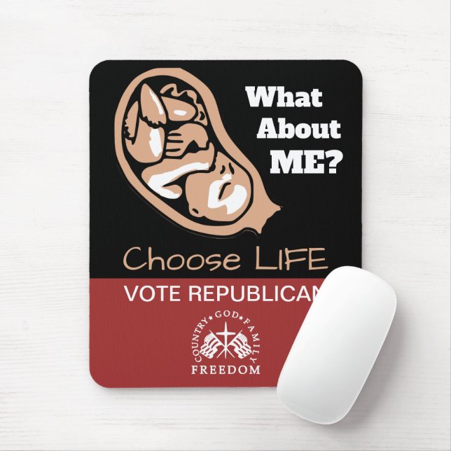 Mousepad Escolha Life Vote Republicano (Com mouse)