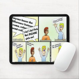 Mousepad Escolha-me a proteção preta do mouse