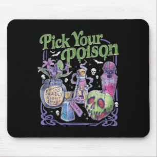 Mousepad Escolha Seu Veneno, Princesa Vintage Halloween