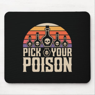 Mousepad Escolha Suas Garrafas de Poção Venenosa