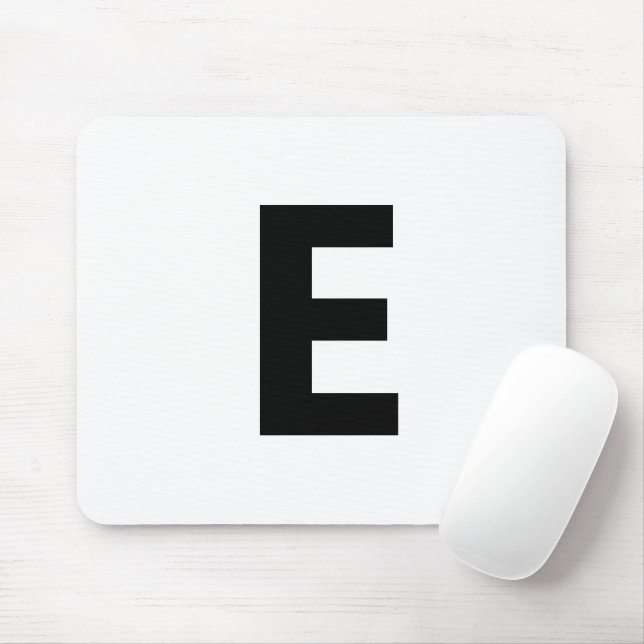 Mousepad Escolher qualquer letra | Fonte: Aberto Sans Conde (Com mouse)