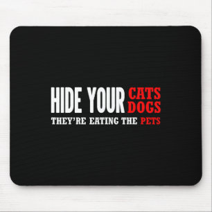 Mousepad Esconda Seus Gatos Votando Trump 2024 Eleição