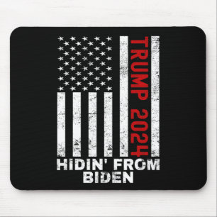 Mousepad Escondidas De Crianças Biden Homens Trump Flag Ant