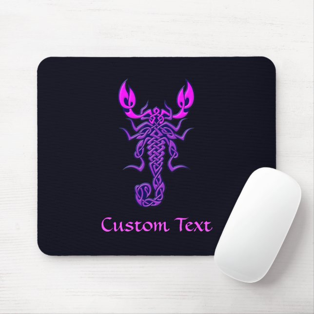 Mousepad Escorpião Celta Roxo (Com mouse)