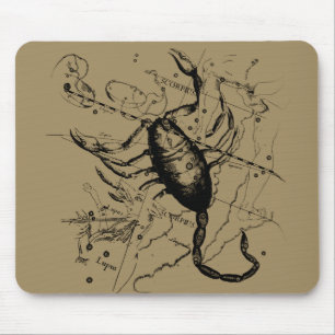 Mousepad Escorpião Constelação Hevelius cerca de 1690 Vinta