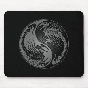 Mousepad Escorpião escuros de Yin Yang