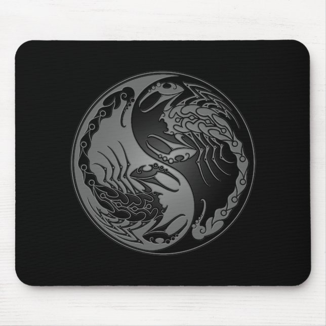 Mousepad Escorpião escuros de Yin Yang (Frente)