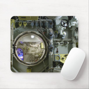 Mousepad escotilha de um antigo submarino retrô
