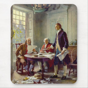 Mousepad Escrevendo a Declaração de Independência (EUA)