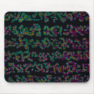 Mousepad Escrevendo de Script de Alienígena Asêmica em Li