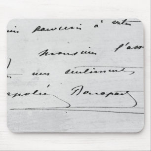 Mousepad Escrita e assinatura