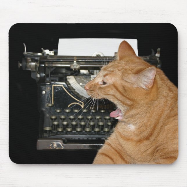 Mousepad Escritor entediado (Frente)