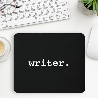 Mousepad Escritor Preto ou Escolha sua Cor