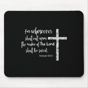 Mousepad Escritura Cristã Kjv Quem Chamar Romano 10.