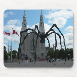 Mousepad Escultura gigante Quebeque da aranha