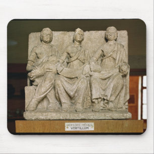 Mousepad Escultura votiva de uma deidade tripla da mãe