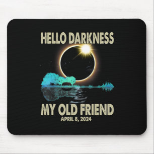 Mousepad Escuridão Meu Amigo Engraçado Eclipse Solar 2024 a