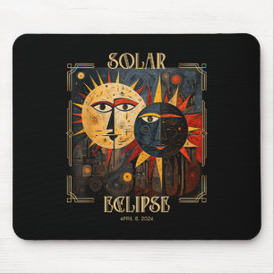 Mousepad Escuridão Meu Antigo Amigo Cat Solar Eclipse Abril