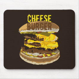 Mousepad Escuro Cheeseburger