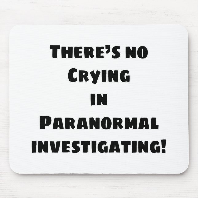 Mousepad escuro, humor, dia paranormal nacional, fantasma,  (Frente)