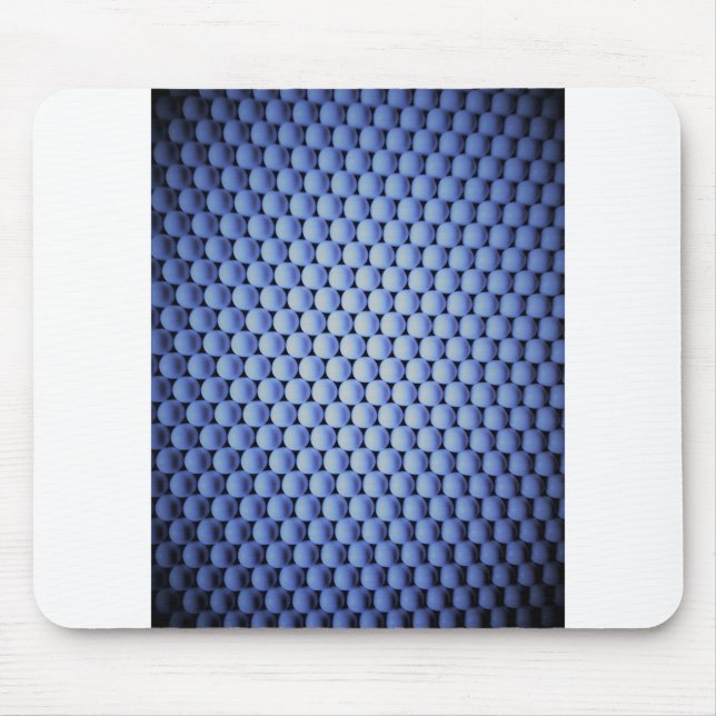 Mousepad Esferas azuis árcticas (Frente)